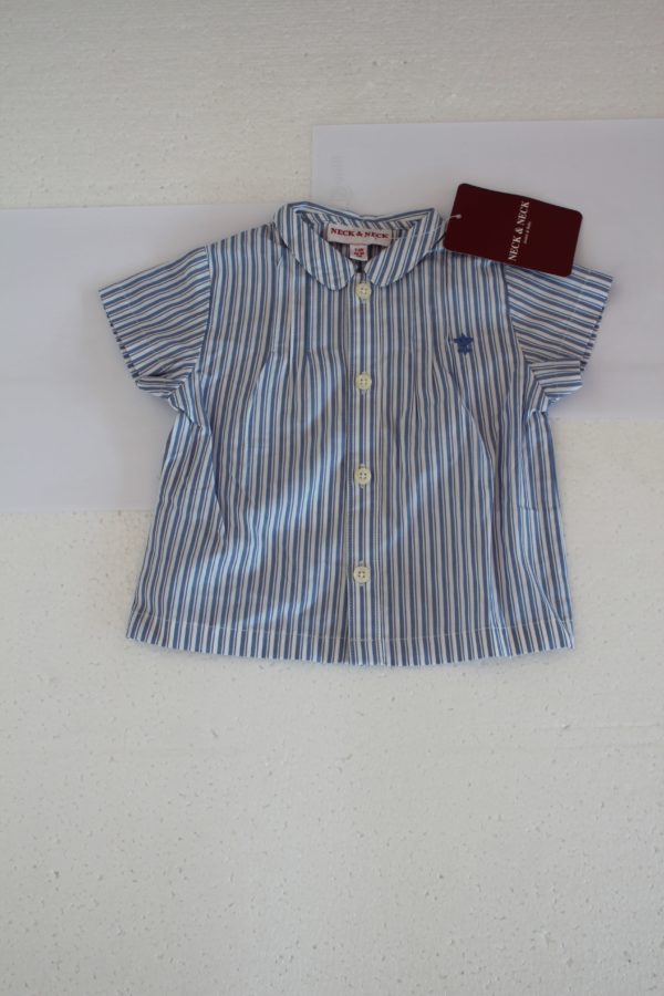 CAMISA RAYAS AZUL Y BLANCA