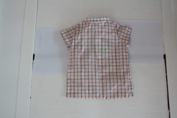 CAMISA BLANCA CUADROS - Imagen 2