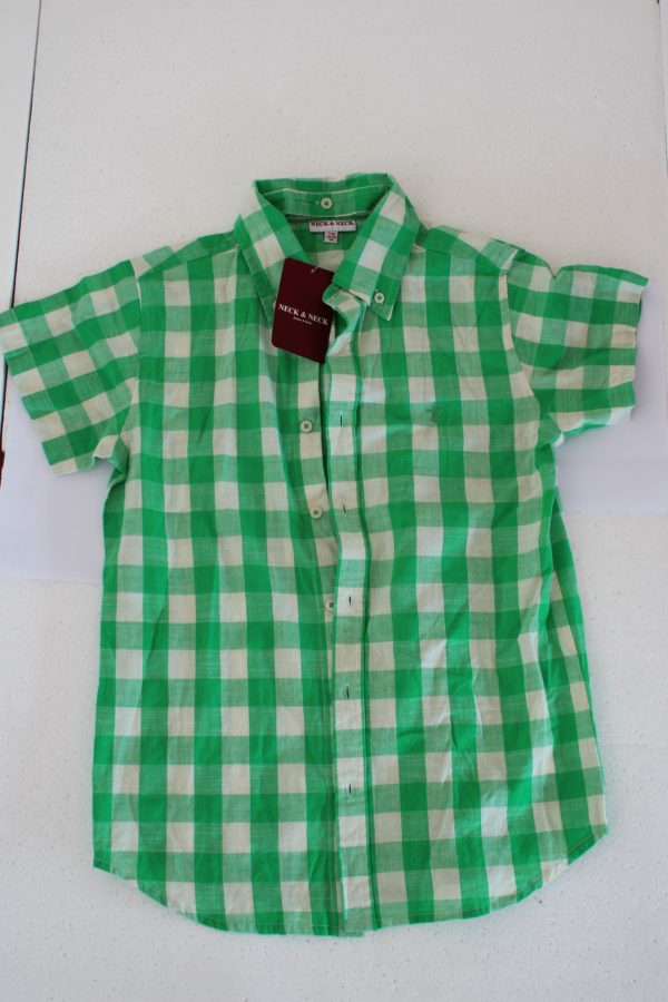CAMISA VERDE CUADROS