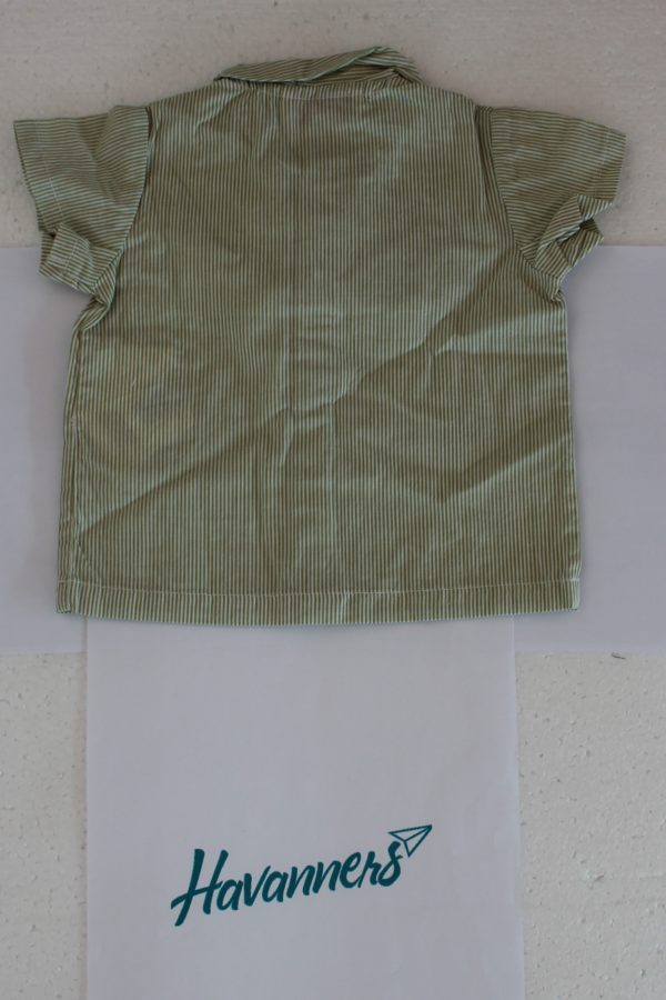 CAMISA NIÑO VERDIBLANCA - Imagen 2