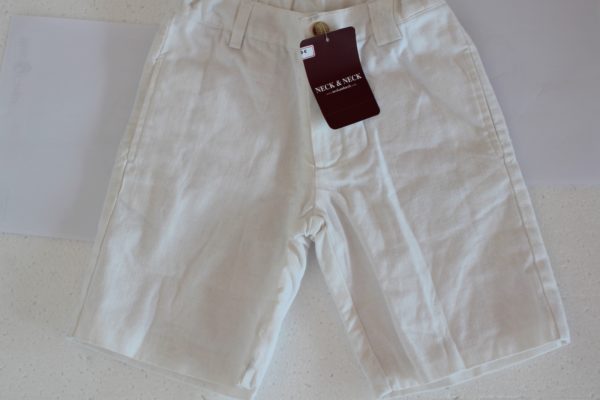 PANTALON CORTO BLANCO