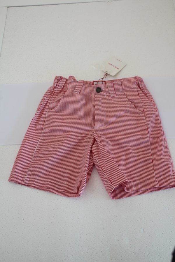 PANTALON RAYAS ROJAS Y BLANCAS