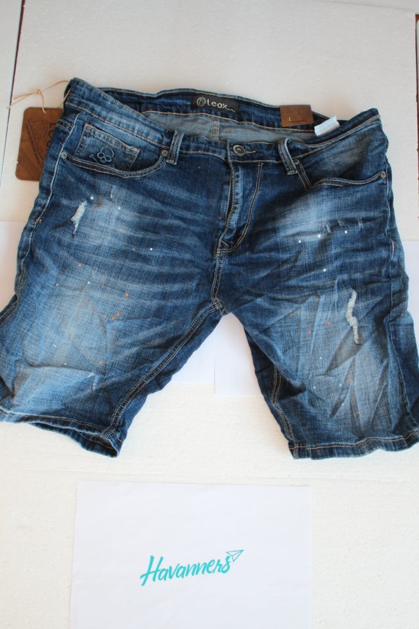 SHORT VAQUERO AZUL