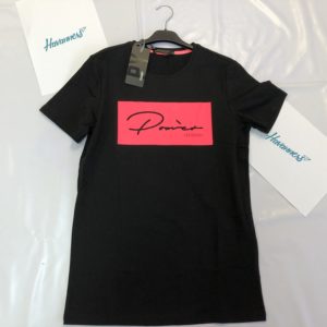 CAMISETA ROSA Y NEGRA LONDON