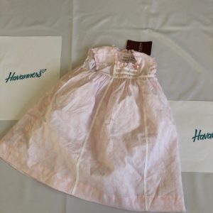 VESTIDO ROSA FLORES BLANCAS