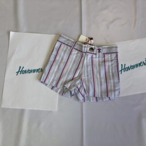 PANTALON CORTO RAYAS MULTICOLOR