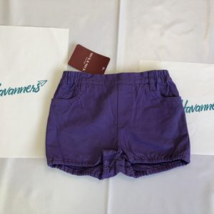 PANTALON CORTO MORADO