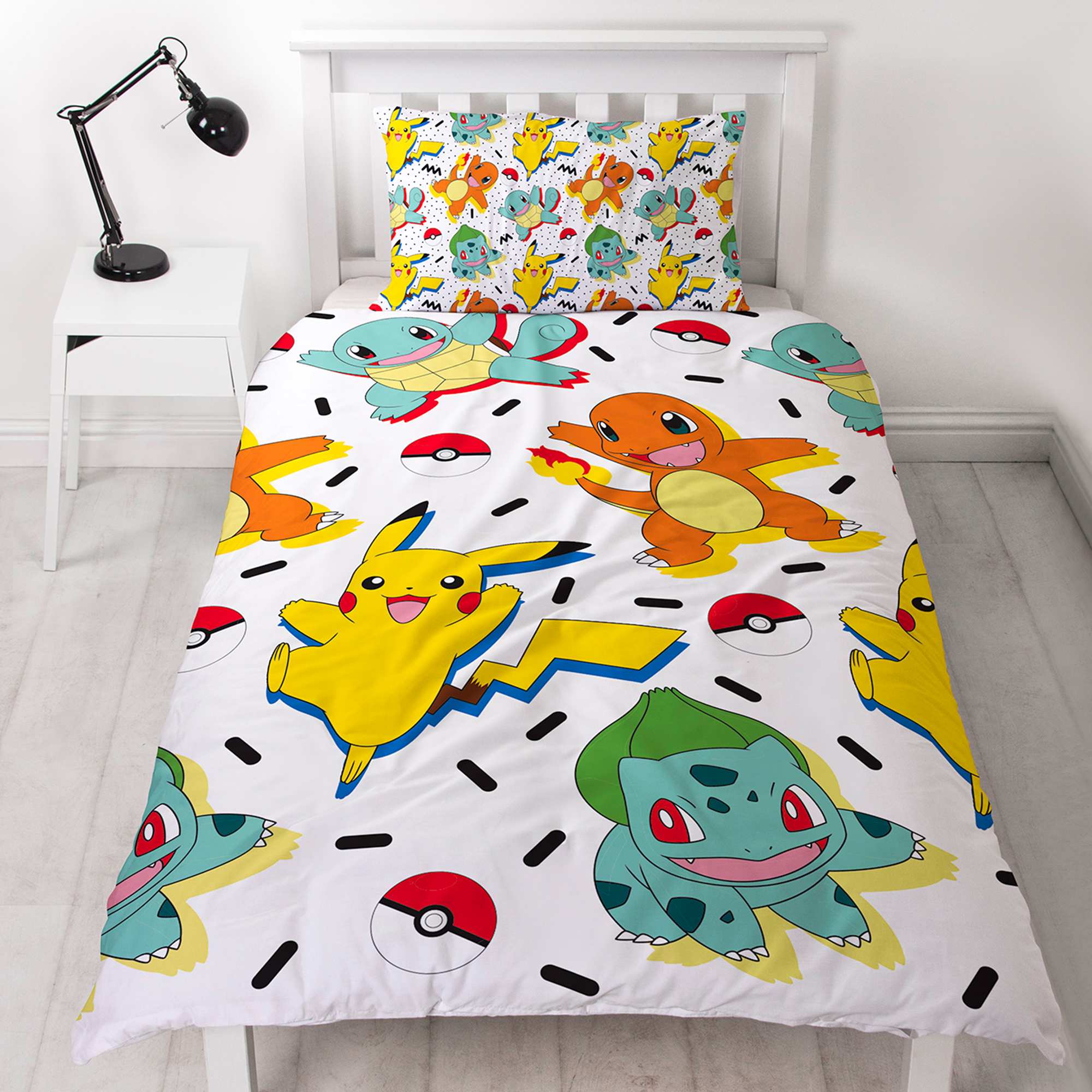 Gigante matar Despertar Juego de cama individual 'Pikachu' - HAVANNERS